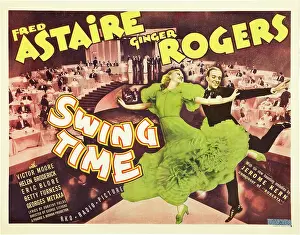 Title Card Prints: SWING TIME, from left: Ginger Rogers, Fred Astaire, 1936