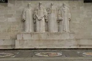 Swiss Prints: SWITZERLAND. Geneva. Reformation Wall