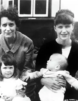 Sylvia Prints: SYLVIA PLATH, with her two children and her mother Aurelia in Devon