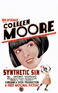 Colleen Prints: SYNTHETIC SIN, window card, Colleen Moore, 1929