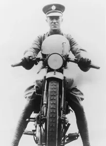 Deaths Prints: T. E. Lawrence (1888-1935) was an enthusiastic motorcyclist and died from injuries of a motorcycle accident in 1935