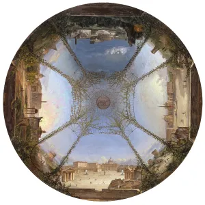 Circle Prints: Table with Twenty-four hours in Rome
