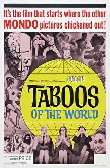 Documentary Prints: TABOOS OF THE WORLD, (aka I TABU), US poster art, 1964