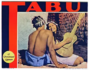 Guitar Prints: TABU, US lobbycard, from left:Matahi, Anne Chevalier, 1931