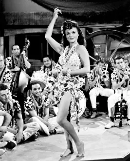 Simon Prints: TAHITI HONEY, Simone Simon, 1943