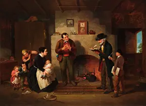 Mother Prints: TAKING THE CENSUS, 1854, by Francis William Edmonds