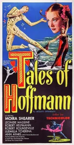 Dancer Prints: TALES OF HOFFMANN, Moira Shearer on poster art, 1951