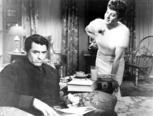 Images Dated 20th November 2015: THE TALK OF THE TOWN, from left: Cary Grant, Jean Arthur, 1942
