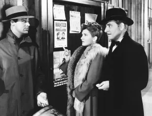 Wanted Poster Prints: THE TALK OF THE TOWN, from left, Cary Grant, Jean Arthur, Ronald Colman, 1942