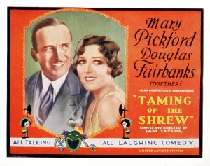 Douglas Prints: THE TAMING OF THE SHREW, Douglas Fairbanks, Sr. Mary Pickford, 1929