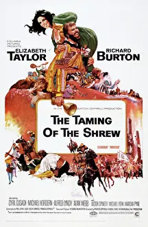 Burton Prints: THE TAMING OF THE SHREW, US poster art