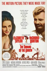 Burton Prints: THE TAMING OF THE SHREW, US poster, from left: Elizabeth Taylor, Richard Burton, 1967