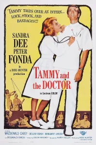 Medical Prints: TAMMY AND THE DOCTOR, US poster art, from left: Sandra Dee, Peter Fonda, 1963