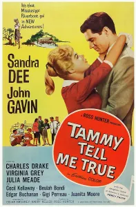 Gavin Prints: TAMMY TELL ME TRUE, US poster art, from left: Sandra Dee, John Gavin, 1961