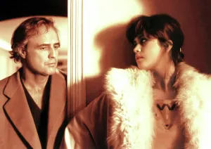 LAST TANGO IN PARIS, from left: Marlon Brando, Maria Schneider, 1972
