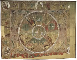 Middle Age Prints: Tapestry of Creation. 1st half 12th c