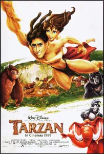 Disney Prints: TARZAN, US advance poster, from left: Kala (voice: Glenn Close)
