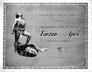 Lincoln Prints: TARZAN OF THE APES, Elmo Lincoln, 1918