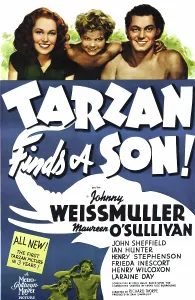 Sequel Prints: TARZAN FINDS A SON!, Maureen O'Sullivan, John Sheffield, Johnny Weissmuller, 1939
