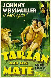 2009 Prints: TARZAN AND HIS MATE, Johnny Weissmuller, Maureen O'Sullivan, 1934