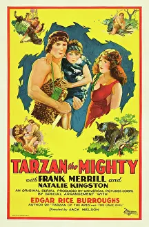 Kingston Prints: TARZAN THE MIGHTY, Frank Merrill, Bobby Nelson, Natalie Kingston, 1928