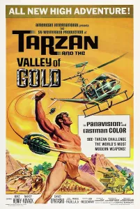 1966 Movies Prints: TARZAN AND THE VALLEY OF GOLD, US poster, Mike Henry, 1966
