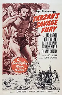 Tommy Prints: TARZAN'S SAVAGE FURY, US poster art