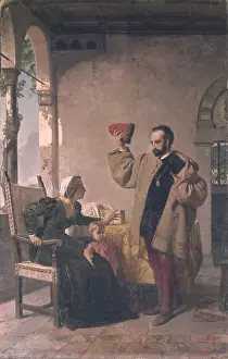 Astonishment Prints: Tasso Goes to His Sister in Sorrento (Il Tasso si presenta alla sorella a Sorrento)