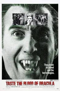 Christopher Prints: TASTE THE BLOOD OF DRACULA, Christopher Lee on poster art, 1970