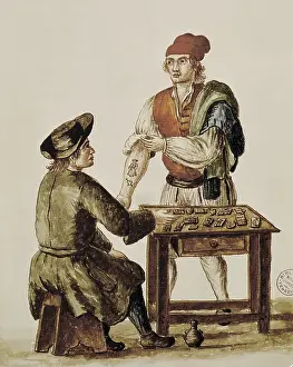Sailor Prints: The Tattoo, illustration by Gravenbroch