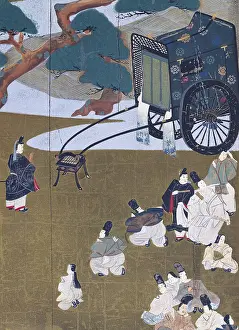 Carts Prints: Tawaraya Sotatsu (17th c.). Carriage of Prince Genji