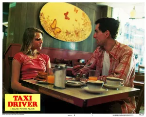 Restaurant Prints: TAXI DRIVER, from left, Jodie Foster, Robert De Niro, 1976