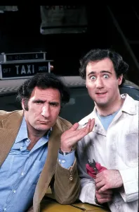 Kaufman Prints: TAXI, from left, Judd Hirsch, Andy Kaufman, 1981