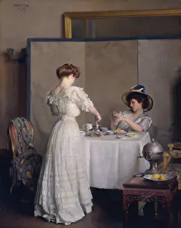 Silver Prints: TEA LEAVES, by William McGregor Paxton