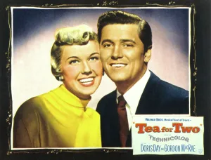 Doris Prints: TEA FOR TWO, from left: Doris Day, Gordon MacRae, 1950