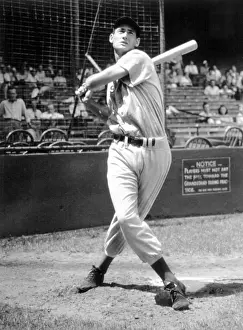 Batting Prints: Ted Williams, 1941. Courtesy: CSU Archives / Everett Collection