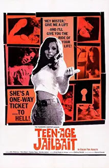 2014 Prints: TEEN-AGE JAILBAIT, US poster art, 1976