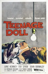 Lightbulb Prints: TEENAGE DOLL, US poster art, 1957