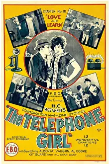 Antique Prints: THE TELEPHONE GIRL, (aka the WILLIAM TELLS serial of 12 chapters)