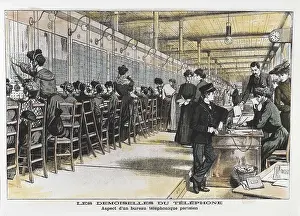 Communication Prints: The telephone women (1904). Picture of 'Le Petit Journal'