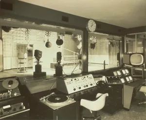 Control Room Prints: Television studio at the Annenberg School of Communications