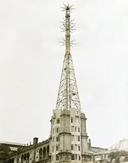 Rs4wn Prints: Television tower at Alexandra Place in London, Aug. 17, 1936