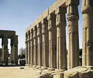 Egyptian Empire Prints: Temple of Amon - Ra. EGYPT. QUENA