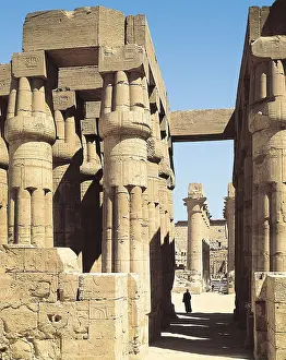 Egyptian Empire Prints: Temple of Amon - Ra. EGYPT. QUENA
