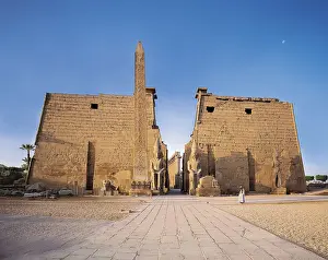 Egyptian Empire Prints: Temple of Amon - Ra. EGYPT. QUENA