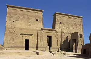 Egyptian Empire Prints: Temple of Isis. EGYPT. Philae. Temple of Isis