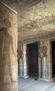 Assouan Prints: Temple of Nefertari dedicated to Hathor