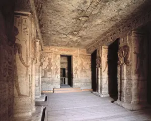Assouan Prints: Temple of Nefertari dedicated to Hathor