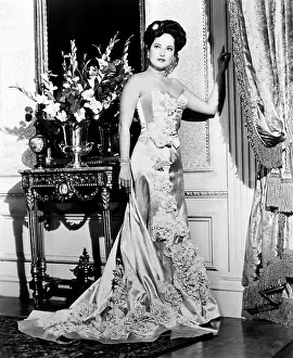 Oberon Prints: TEMPTATION, Merle Oberon, in a gown by Orry-Kelly, 1946