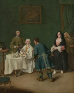 Food Prints: THE TEMPTATION, by Pietro Longhi